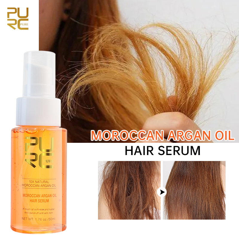 Hair Care Korean Products - Марокканская аргановая Сыворотка для волос, мягкое,