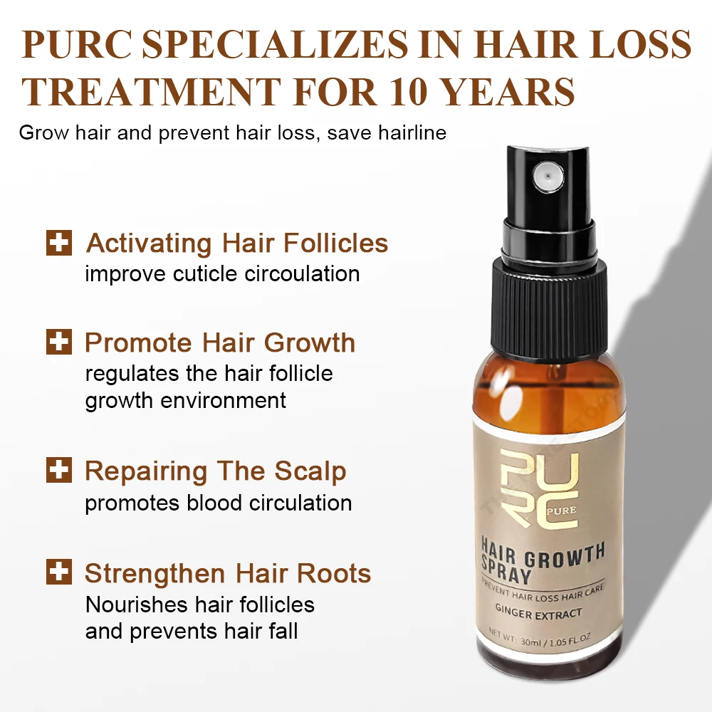Спрей для волос PURC Ginger, м – обзор и цена Hair Care Products